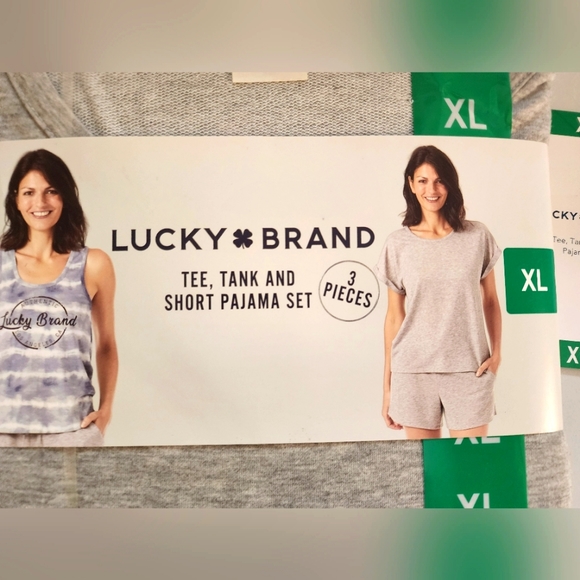 Lucky Brand Three-Piece Pajama Set NWT - Picture 5 of 7